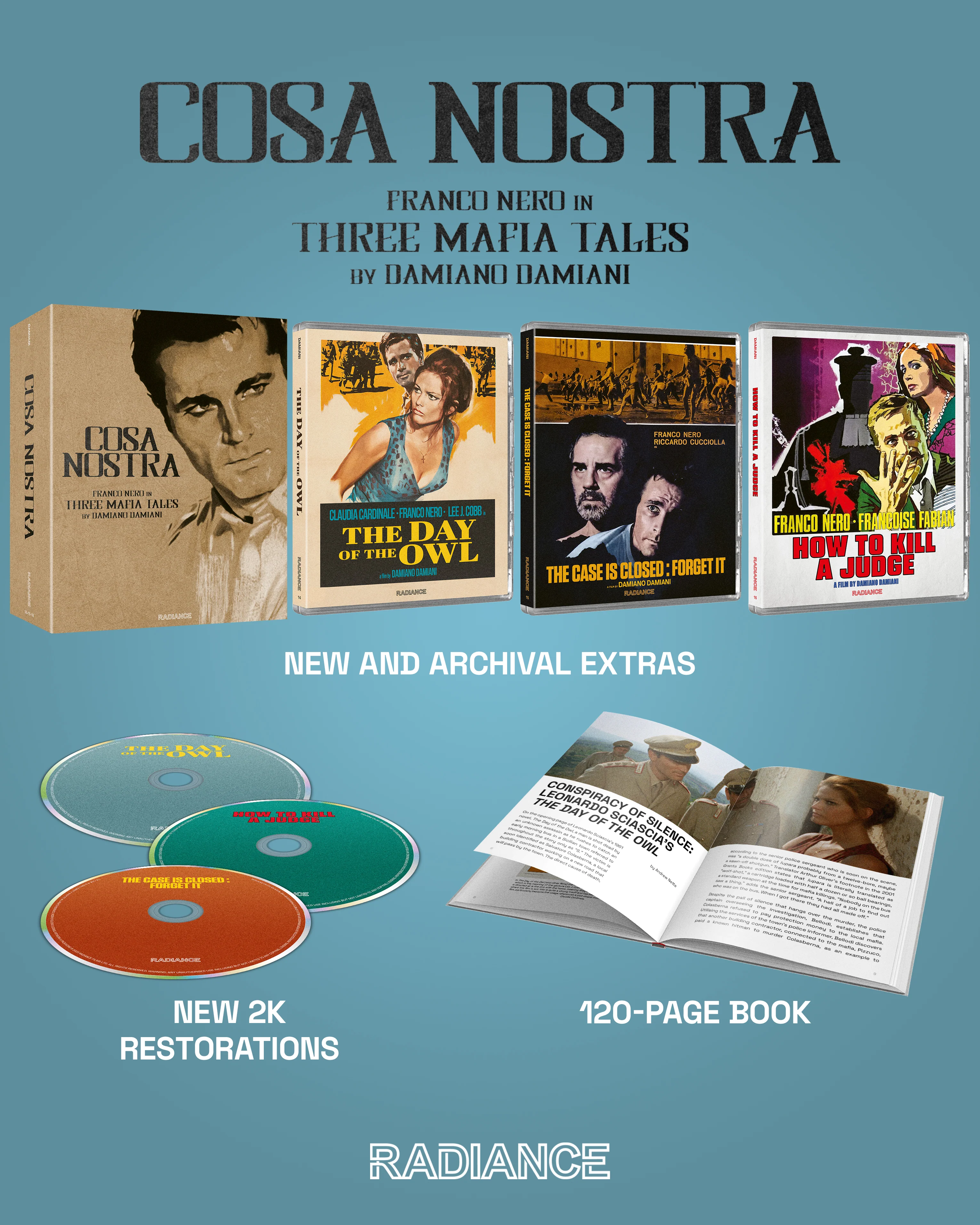 Cosa Nostra: Franco Nero in three Mafia Tales by Damiano Damiani (LE) - Image 5